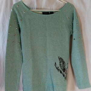 Harley-Davidson Studded Shoulder Women's Sweatshirt  Sz M